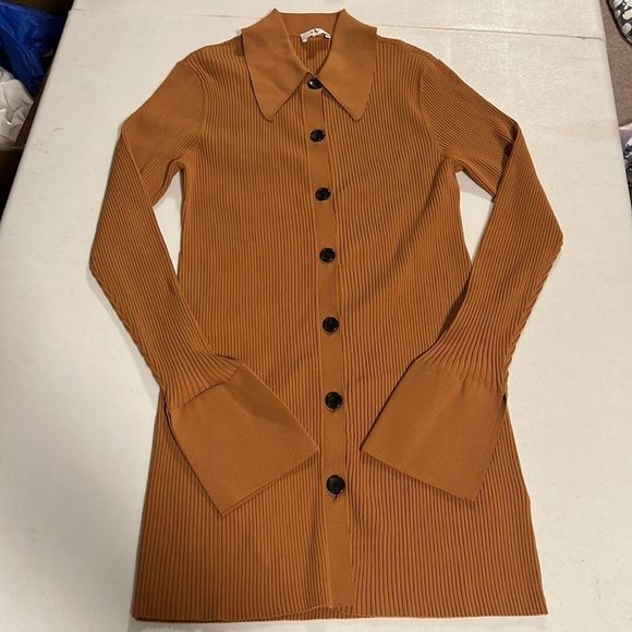 ALC - Eleanor Knit Cardigan (Cognac, 12) - Picture 2 of 9